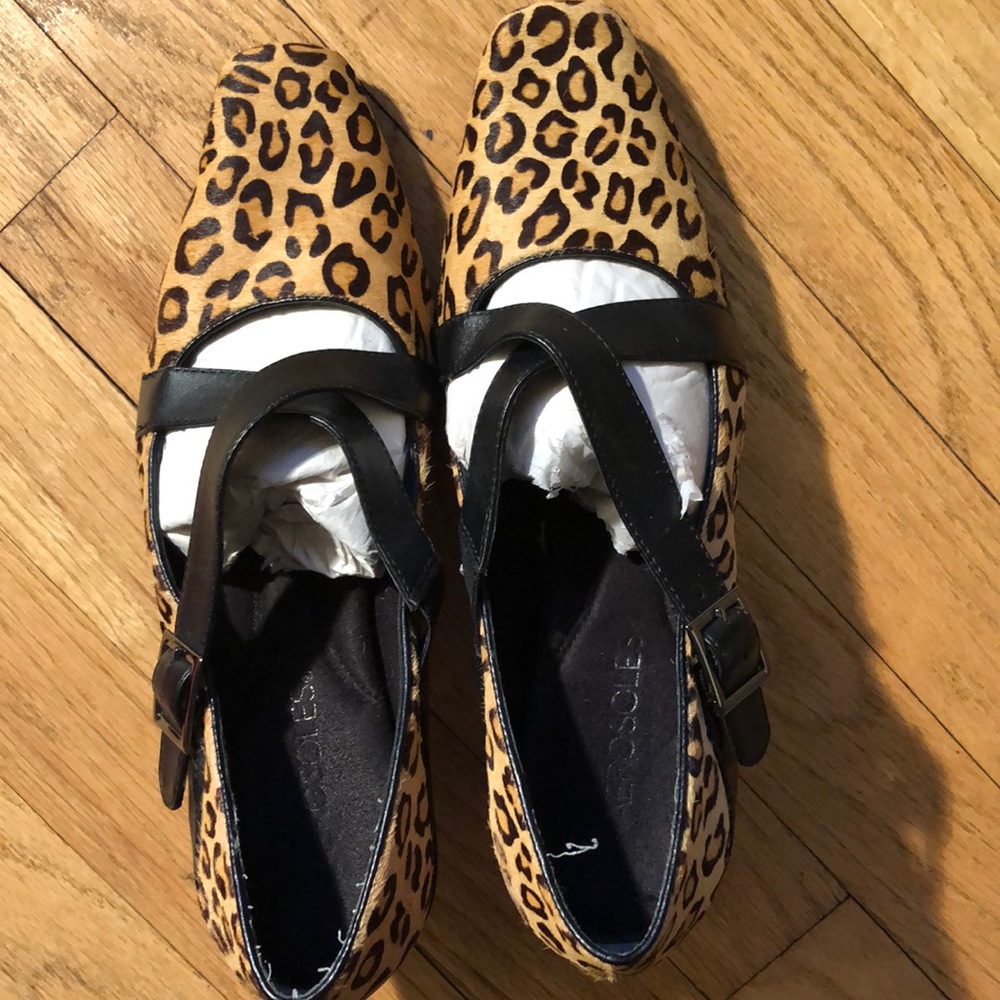 Genuine cow hair pumps. Excellent condition